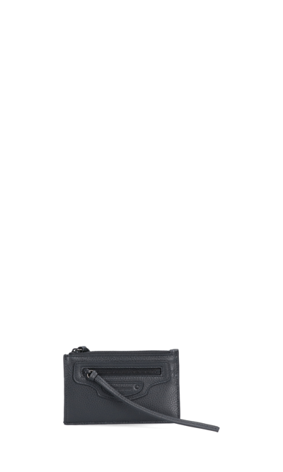 Balenciaga 'neo Classic' Card Holder In Black