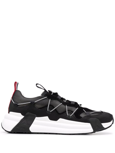 Moncler Chunky Lace-up Trainers In Black