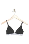 Calvin Klein Triangle Cup Bralette In P7i B85 Charcoa