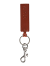 Apc Calfskin Logo Key Ring In Buff
