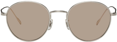 Oliver Peoples Silver Altair Sunglasses In Silver Sun