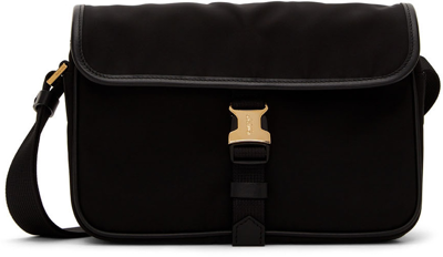 Tom Ford Black Mini Buckle Messenger Bag In U9000 Black