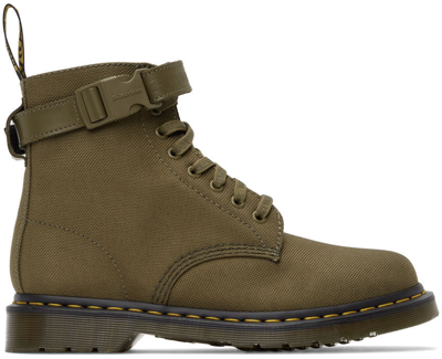 Dr. Martens' 1460 Futura Olive Strap Lace Up Boots