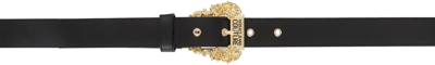 Versace Jeans Couture Black Couture1 Belt In E899 Black