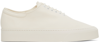 THE ROW WHITE MARIE H LACE-UP SNEAKERS