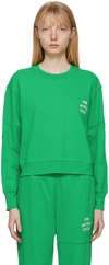 Frame Crewneck Empathetic Athletes Sweatshirt In Grass Green