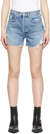 CITIZENS OF HUMANITY BLUE MARLOW VINTAGE SHORTS