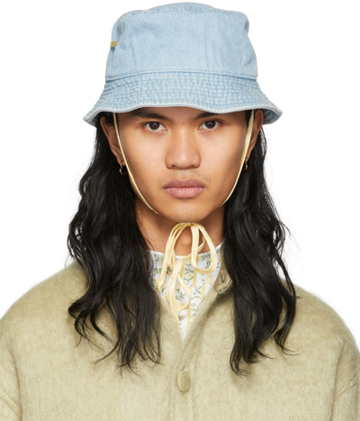 Tanner Fletcher Blue Bob Bucket Hat In Vintage Was