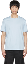 Brioni Blue Cotton Gassed T-shirt In Light Blue