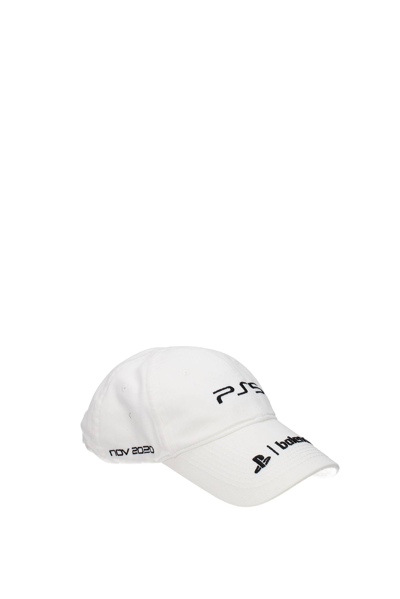 Balenciaga Hats Ps5 Cotton Ivory In Beige