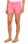 Vineyard Vines Scallop Everyday Shorts In Knockout Pink