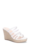 Chinese Laundry Eleana Espadrille Wedge Sandal In White
