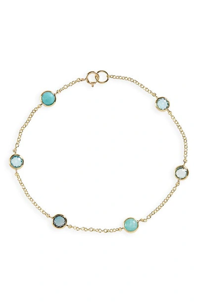 Ippolita Women's 18k Green Gold & Multi-gemstone Station Bracelet In Blue/gold