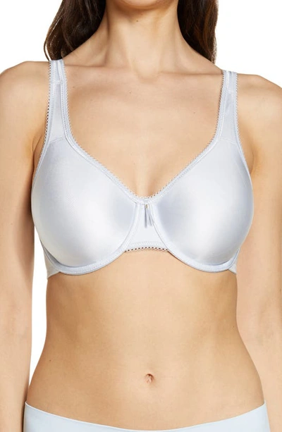 Wacoal Basic Beauty Full-figure Underwire Bra 855192, Up To H Cup In Arctic Ice