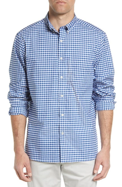 Vineyard Vines Classic Fit Gingham Button-down Shirt In Blue Bay