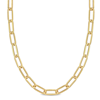 AMOUR AMOUR 6.3MM PAPERCLIP CHAIN NECKLACE IN 14K YELLOW GOLD