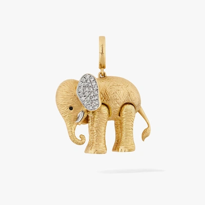 Annoushka Mythology 18ct Gold Mother African Elephant Charm