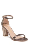 Stuart Weitzman Nearly Nude Heel In Platino