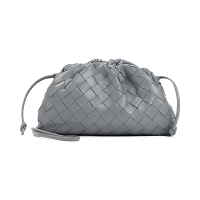 Bottega Veneta The Mini Pouch Bag In Grey