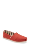 Toms Alpargata Slip-on In Red