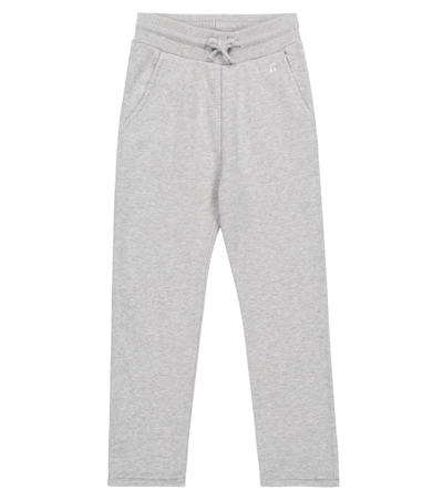 Bonpoint Kids' Trick Cotton Sweatpants In Light Grey