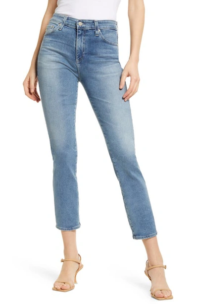 Ag Womens 17 Years Coldwater Mari Straight-leg High-rise Stretch-denim Jeans 25 In 19 Years Skywalk