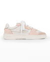 Axel Arigato Dice Mixed Leather Low-top Sneakers In Dusty Pink