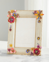 JAY STRONGWATER 5" X 7" FLOWER PHOTO FRAME