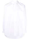 Comme Des Garçons Shirt Long-sleeve Cotton Shirt In 白色