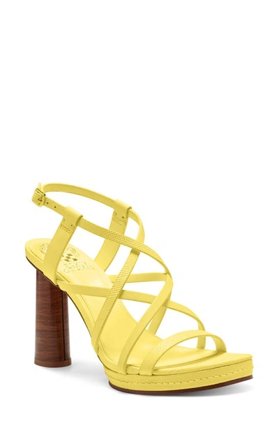 Vince Camuto Neloette Sandal In Primrose Yellow