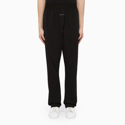 Fear Of God Black Logo-print Joggers