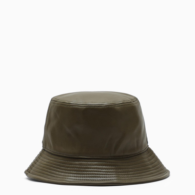 Stand Studio Dark Green Eco-leather Bucket Hat