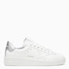 GOLDEN GOOSE WHITE/SILVER PURE STAR SNEAKERS