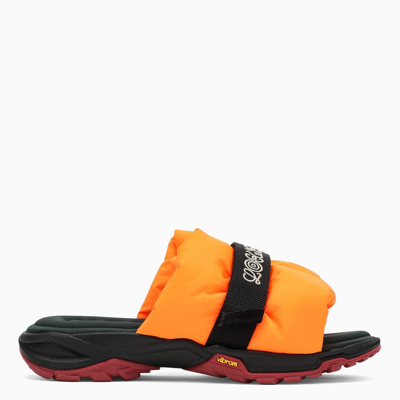 Loewe Black/orange Padded Slippers