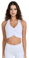 Alo Yoga Airbrush Wild Thing Bra In White
