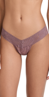 Hanky Panky Daily Lace Low Rise Thong In All Spice