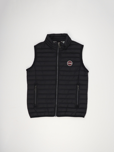 Colmar Kids' Light Down Vest In Nero