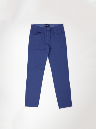Jeckerson Kids' Cotton Trousers In Bluette