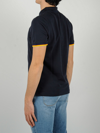 K-way Vincent Contrast Stretch Polo In Bianco