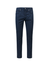 Incotex Stretch Cotton Trouser In Blue