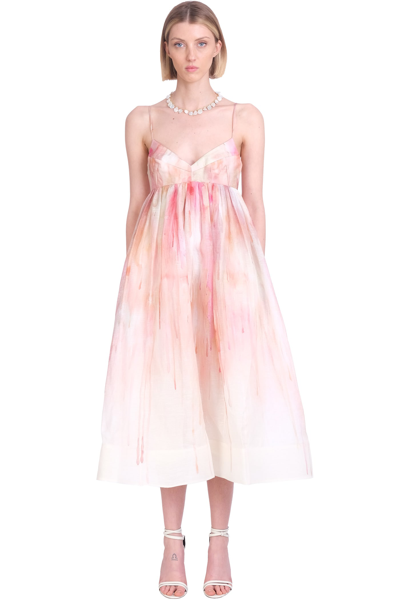 strapless open back dress Wonderland Midi Corset Dress main image 0