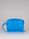Patrizia Pepe Bag In Grained Leather In Turquoise