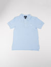 Polo Ralph Lauren Cotton Polo Shirt In Celeste