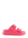 Alexander Mcqueen Hybrid Pink Plastic Sandals In Pink