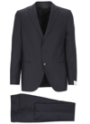CARUSO WOOL PINSTRIPE TWO-PIECE SUIT