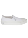 MONCLER GLISSIERE TRI SLIP-ON SNEAKERS