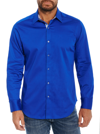 Robert Graham Righteous Long Sleeve Button Down Shirt In Sapphire