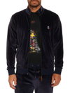 Robert Graham Dunster Cotton Blend Velour Jacket In Navy
