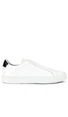 COMMON PROJECTS RETRO LOW 运动鞋 – 白色&黑色