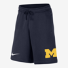 Nike College Club Fleece Swoosh Men's Shorts In Navy